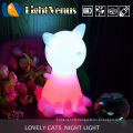 table de chevet lampe forme animale avec lumière led USB led veilleuse lampes pour enfants